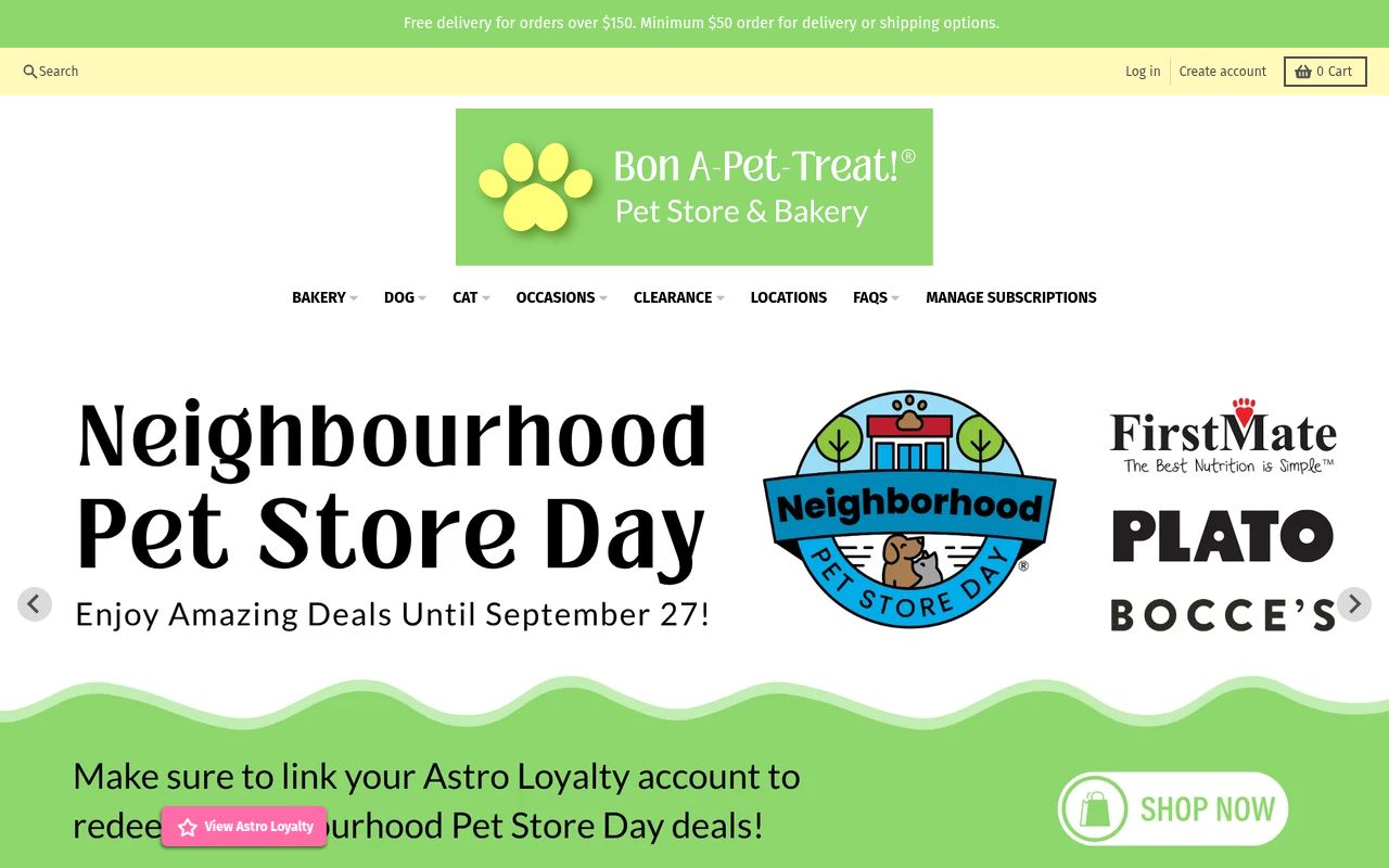 Bon A-Pet-Treat! Pet Store & Bakery