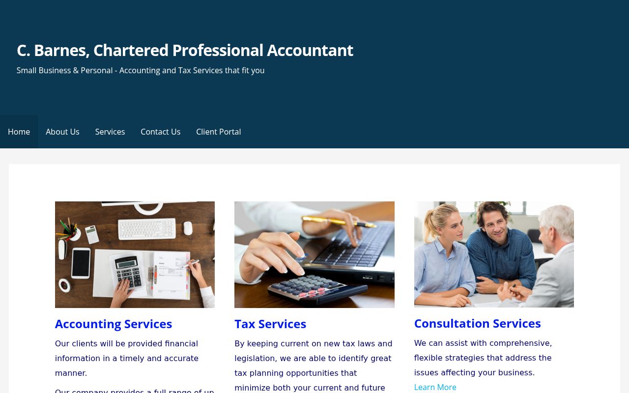 C Barnes Chartered Professional Accountant