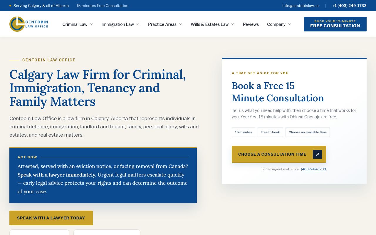 Centobin Law