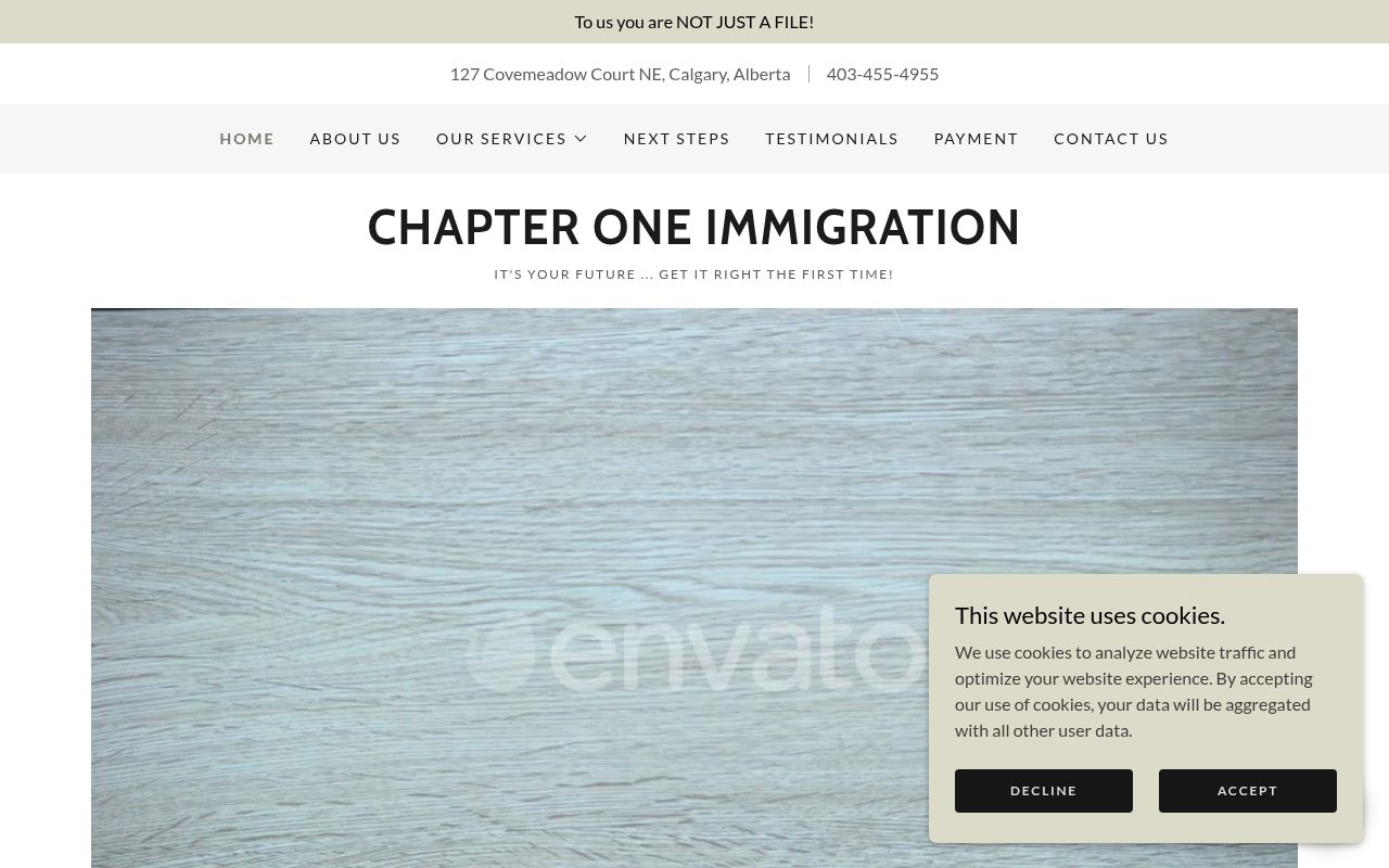 Chapter One Immigration