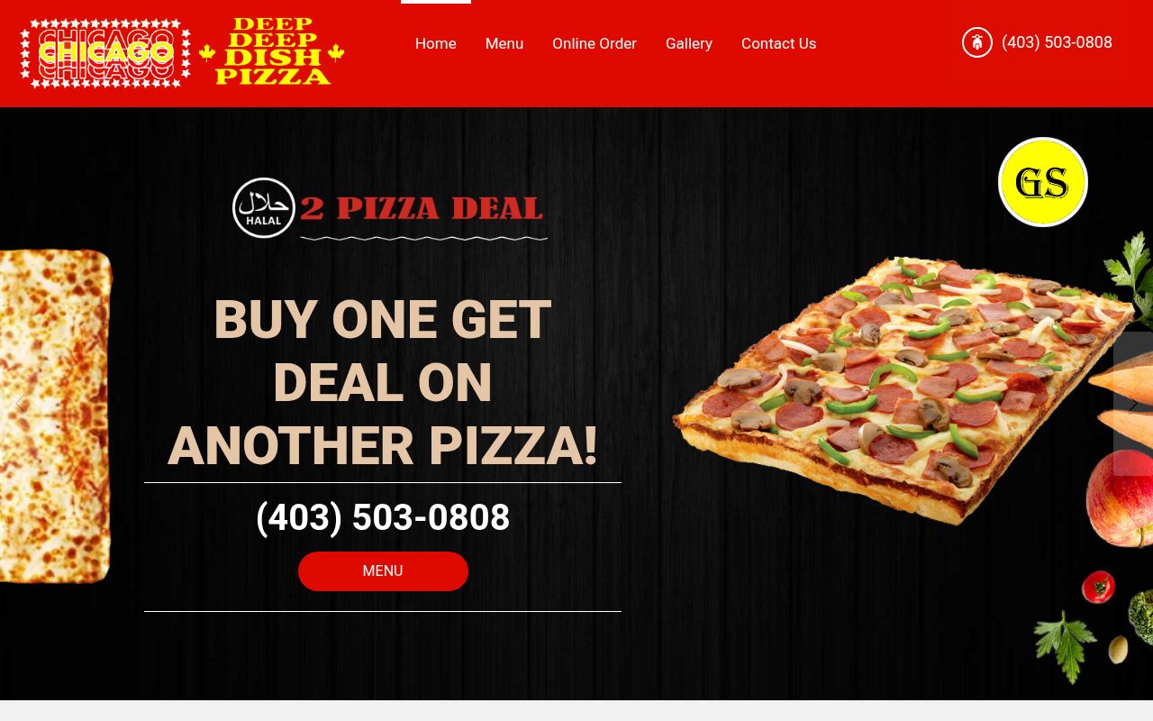 Chicago Deep Dish Pizza