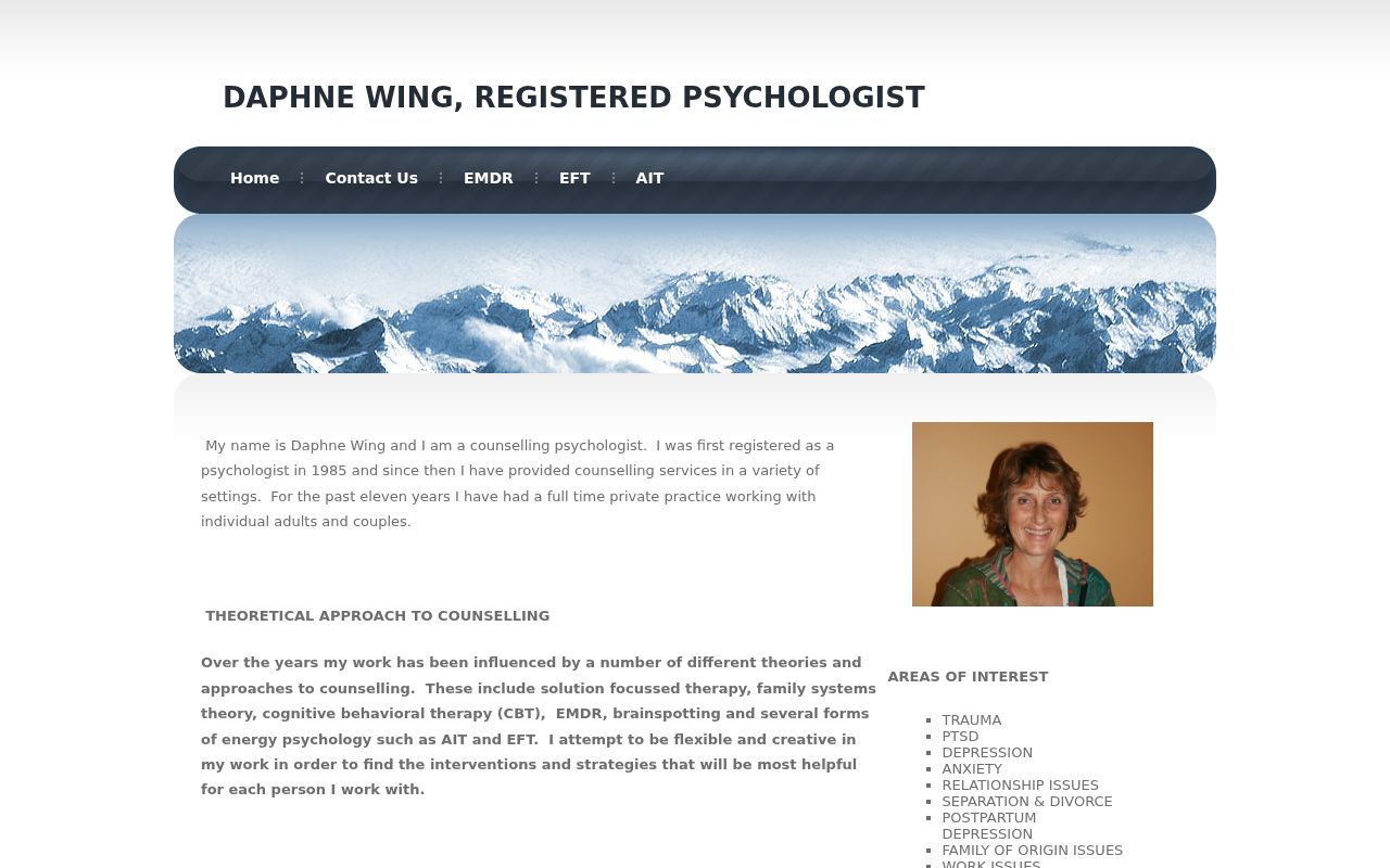 DAPHNE WING REGISTERED PSYCHOLOGIST
