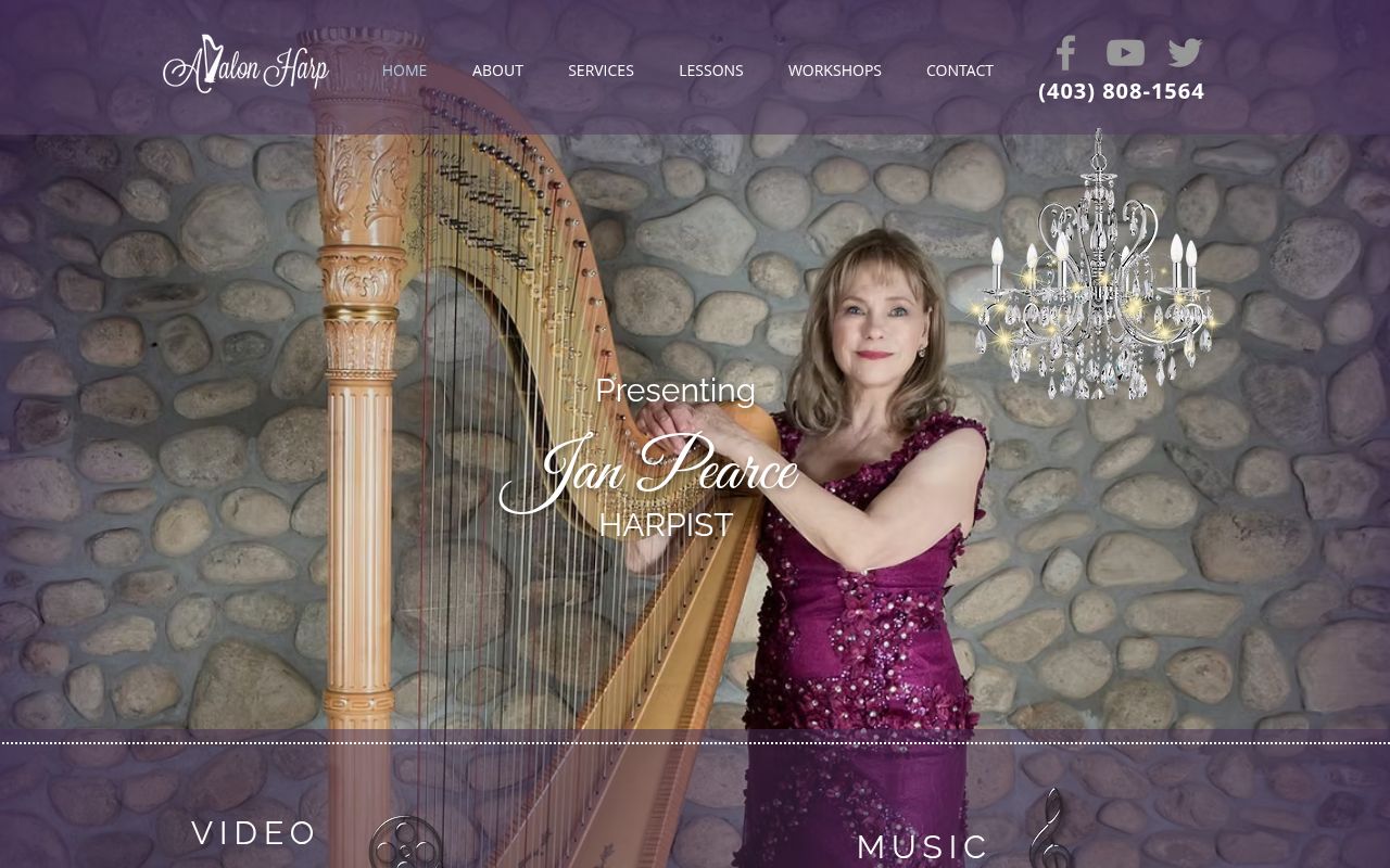 Avalon Harp Jan Pearce