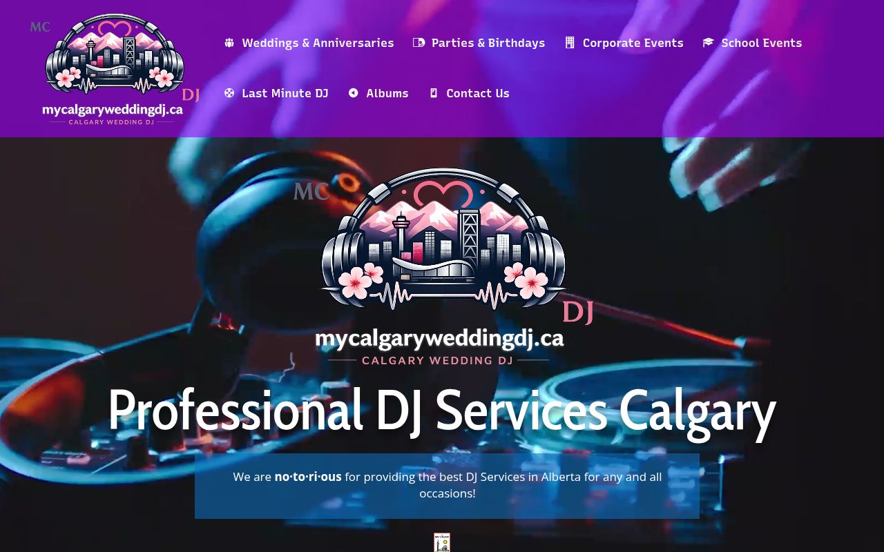 My Calgary Wedding DJ