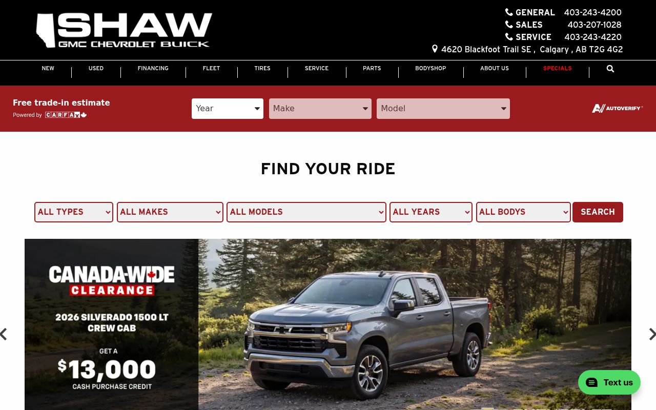 Shaw GMC