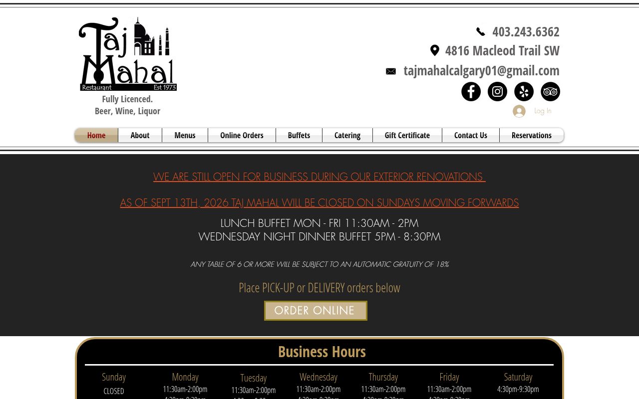 Tajmahal Calgary