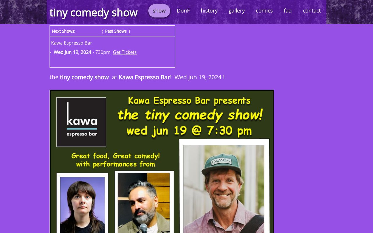 tiny comedy show