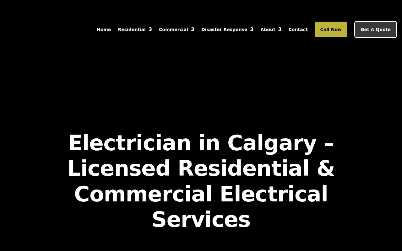 Top Rated Electrician in Calgary
