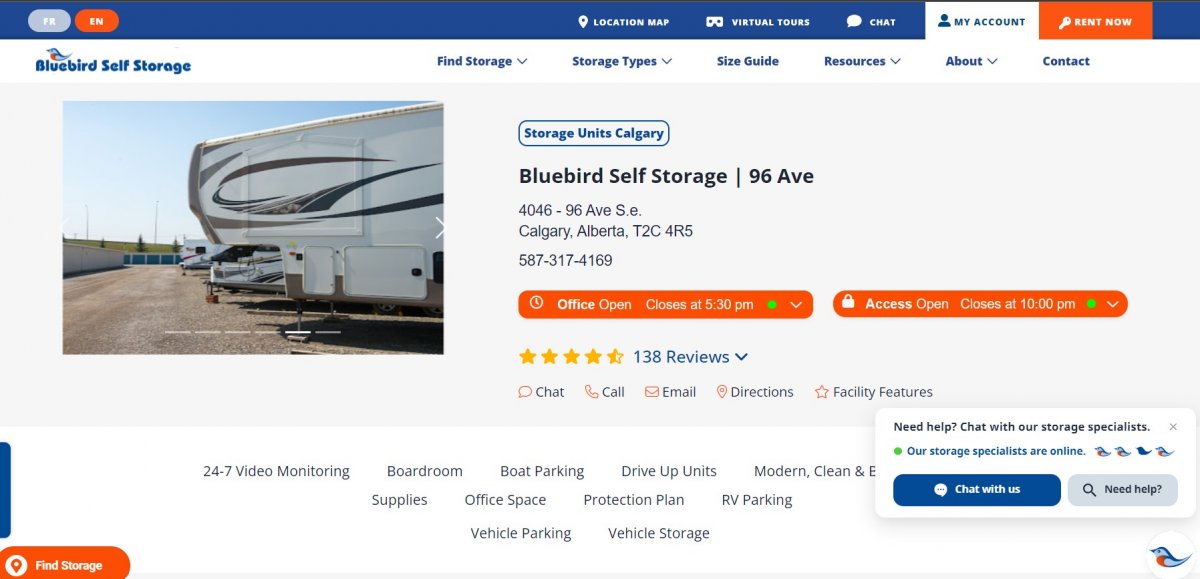 Bluebird Self Storage
