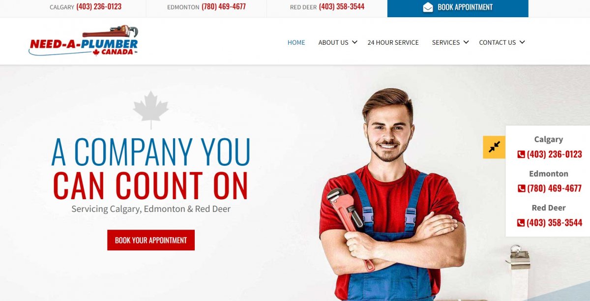 Need a Plumber Canada