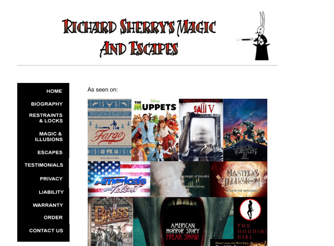 Richard Sherrys Magic And Escapes