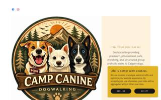 Campcaninedogwalking